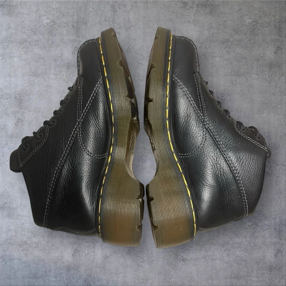 Dr.‎ Martens Daisy Black Leather Oxford Shoes Womens 6 Platform Chunky Y2K 90s